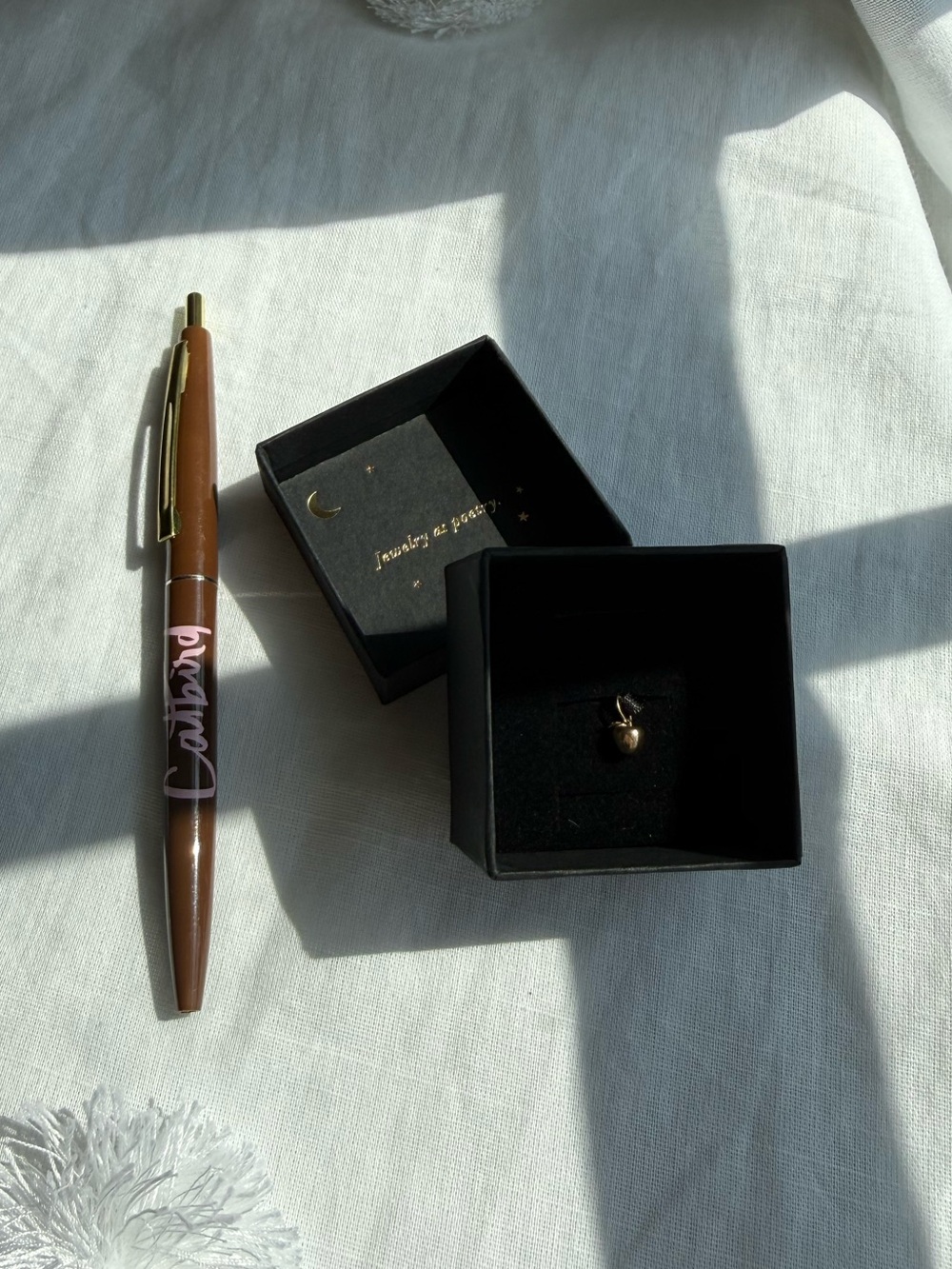 CATBIRD x Vito’s Gems Big Little Apple Charm and Pen